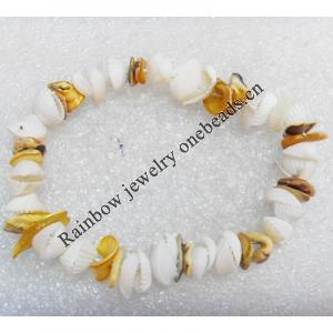 Shell Bracelet, Length Approx:7.1-inch, Sold by Strand