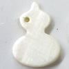 Shell Pendant, 15x20mm, Hole:Approx 1mm, Sold by Bag