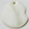 Shell Pendant, 19x18mm, Hole:Approx 1.5mm, Sold by Bag