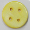 Shell Button, 20mm, Hole:Approx 2mm, Sold by Bag