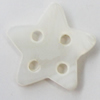 Shell Button, 18mm, Hole:Approx 2mm, Sold by Bag
