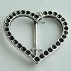 Pendant Setting Zinc Alloy Jewelry Findings Lead-free, Heart 26x24mm, Sold by Bag