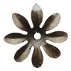 Iron Jewelry Finding Beads Lead-free, Flower 30mm Hole:3mm, Sold by Bag