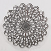 Iron Jewelry Finding Connectors/links Lead-free, Flower 45mm, Sold by Bag