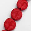 Cinnabar Beads, 23x24mm, Hole:Approx 2mm, Sold by PC