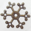 Iron Jewelry Finding Beads Lead-free, 23x20mm, Hole:2mm, Sold by Bag
