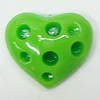 Resin Cabochons, No Hole Headwear & Costume Accessory, Heart, The other side is Flat 12x10mm, Sold by Bag