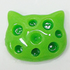 Resin Cabochons, No Hole Headwear & Costume Accessory, Animal Head, The other side is Flat 12x10mm, Sold by Bag