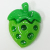 Resin Cabochons, No Hole Headwear & Costume Accessory, Fruit, The other side is Flat 13x9mm, Sold by Bag