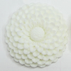 Resin Cabochons, NO Hole Headwear & Costume Accessory, Flower, About 35mm in diameter, Sold by Bag
