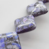 Turquoise Beads, Diamond, 23x6mm, Hole:Approx 2mm, Sold by KG