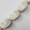 White Turquoise Beads, 12x20mm, Hole:Approx 1.5mm, Sold by KG