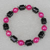 NO-Magnetic Bracelet, Lengh About:170mm Bead Size:8mm, Sold By Strand