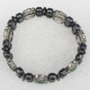 NO-Magnetic Bracelet, Lengh About:186mm Bead Size:6mm-16x12mm, Sold By Strand