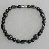 Magnetic Bracelet, Lengh About:190mm Bead Size:6mm-11x5mm, Sold By Strand