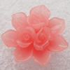 Resin Cabochons, No Hole Headwear & Costume Accessory, Mix colour, Flower, About 20mm in diameter, Sold by Bag