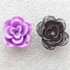 Resin Beads, Flower, About 20mm in diameter, Hole:Approx 2mm, Sold by Bag