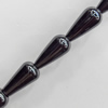 Magnetic Hematite Beads, Teardrop, B Grade, 16x10mm, Hole:about 0.6mm, Sold per 16-inch Strand