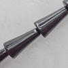 Magnetic Hematite Beads, Faceted Teardrop, B Grade, 10x4mm, Hole:about 0.6mm, Sold per 16-inch Strand