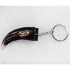 Tibetan Imitate Yak Bone Key chain，23x68mm，Length Approx 11.13cm, Sold by PC