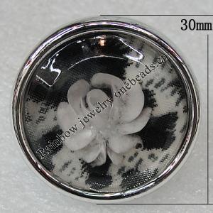Resin Rings, Round 30mm, Sold by PC