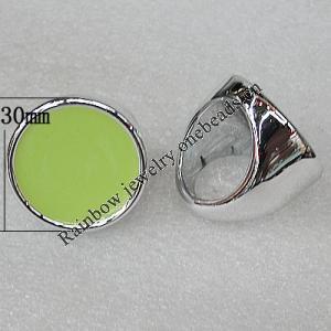 Acrylic Rings, Round 30mm, Sold by PC