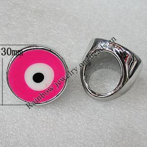 Resin Rings, Round 30mm, Sold by PC