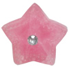 Resin Cabochons, No Hole Headwear & Costume Accessory, Star The other side is Flat 27mm, Sold by Bag