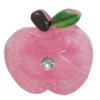 Resin Cabochons, No Hole Headwear & Costume Accessory, Apple The other side is Flat 27x28mm, Sold by Bag