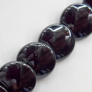 Non-Magnetic Hematite Beads, Faceted Round, 11mm, Hole:about 0.6mm, Sold per 16-inch Strand