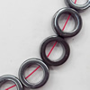 Non-Magnetic Hematite Beads, Donut, 12mm, Hole:about 0.6mm, Sold per 16-inch Strand