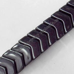 Non-Magnetic Hematite Beads, 8x5mm, Hole:about 0.6mm, Sold per 16-inch Strand