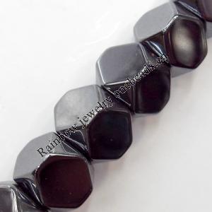 Non-Magnetic Hematite Beads, 10mm, Hole:about 0.6mm, Sold per 16-inch Strand