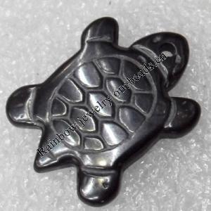 Non-Magnetic Hematite Pendants, 19x25mm, Hole:Approx 1mm, Sold by Bag