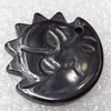 Non-Magnetic Hematite Pendants, 22x23mm, Hole:Approx 1mm, Sold by Bag
