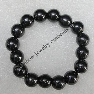 Magnetic Bracelet, Lengh About:188mm Bead Size:6mm, Sold By Strand