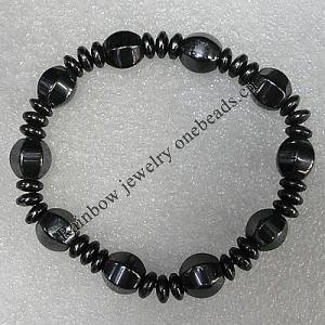 Magnetic Bracelet, Lengh About:196mm Bead Size:7x3mm-10mm, Sold By Strand