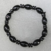 Magnetic Bracelet, Lengh About:186mm Bead Size:6x3mm-12x8mm, Sold By Strand