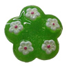 Resin Cabochons, No Hole Headwear & Costume Accessory, Flower The other side is Flat 28mm, Sold by Bag