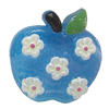 Resin Cabochons, No Hole Headwear & Costume Accessory, Apple The other side is Flat 30x27mm, Sold by Bag