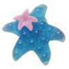 Resin Cabochons, No Hole Headwear & Costume Accessory, Star The other side is Flat 33mm, Sold by Bag