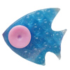 Resin Cabochons, No Hole Headwear & Costume Accessory, Fish The other side is Flat 31x31mm, Sold by Bag