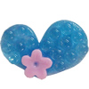 Resin Cabochons, No Hole Headwear & Costume Accessory, Heart The other side is Flat 33x22mm, Sold by Bag