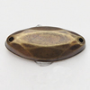 CCB Cabochons With Hole, With Costume or Headwear, Horse Eye 9x18mm Hole:0.5mm, Sold by KG