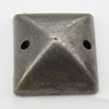 CCB Cabochons With Hole, With Costume or Headwear, Square 12mm Hole:1mm, Sold by KG