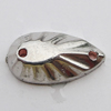 CCB Cabochons With Hole, With Costume or Headwear, Teardrop 7x14mm Hole:1mm, Sold by KG