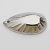 CCB Cabochons With Hole, With Costume or Headwear, Teardrop 11x21mm Hole:1mm, Sold by KG