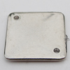 CCB Cabochons With Hole, With Costume or Headwear, Square 15mm Hole:1mm, Sold by KG