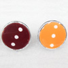 Acrylic Rings Mix colour, Round, 30mm, Sold by PC