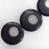 Black Turquoise Beads, Donut, 46mm, Hole:Approx 1-1.5mm, Sold by PC
